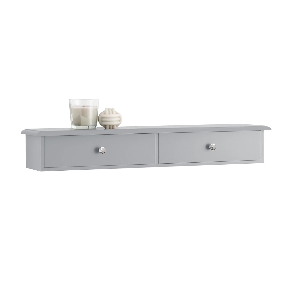 Meuble de salle de bain mural avec 2 tiroirs Alcovea