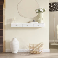 Meuble de salle de bain mural avec 3 tiroirs Alcovea