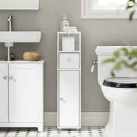 Meuble de salle de bain sur roulettes avec tiroirs Alcovea