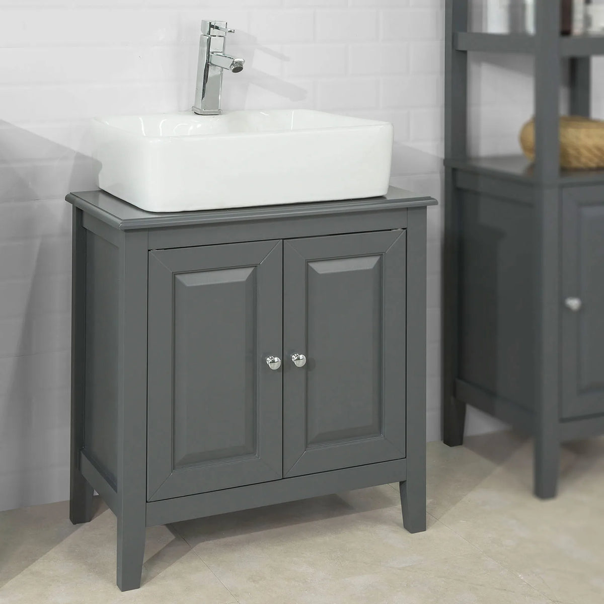 Meuble sous vasque 60x62x30cm Alcovea