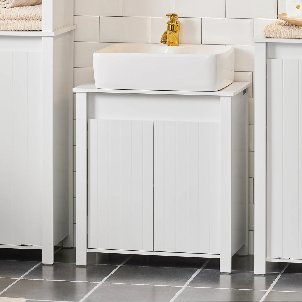 Meuble sous vasque 60x65.5x34cm Alcovea