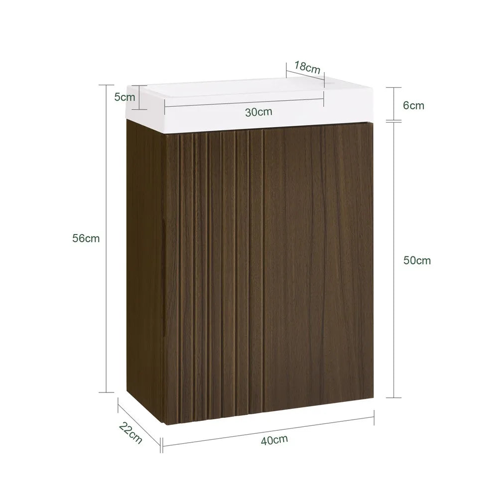 Meuble sous vasque avec portes Alcovea