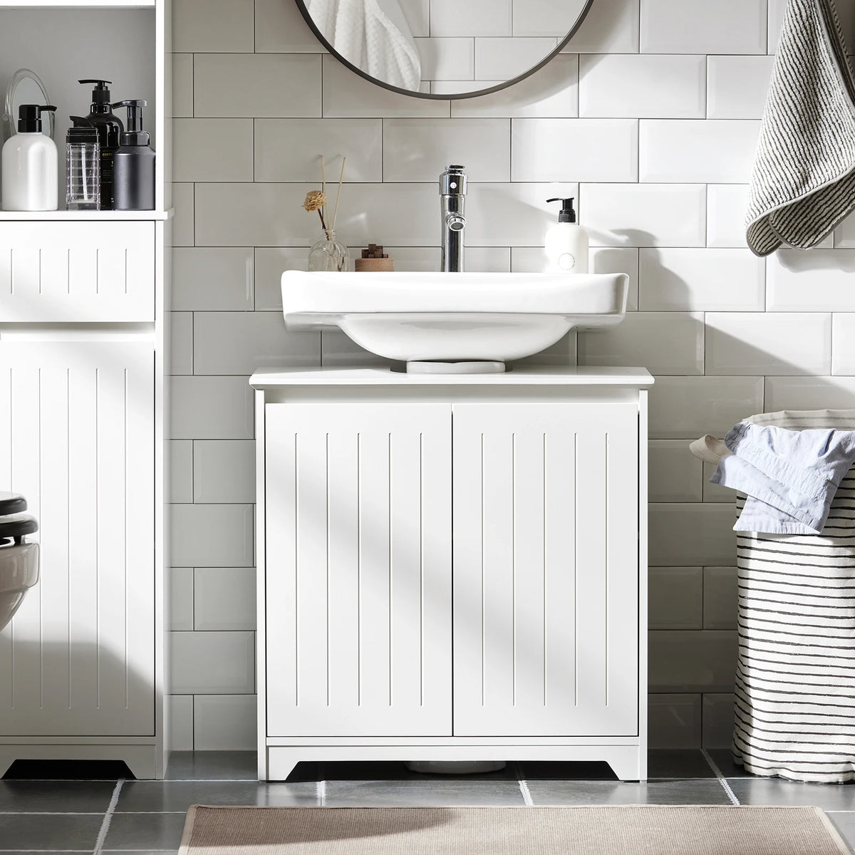 Meuble sous vasque avec rangement Alcovea
