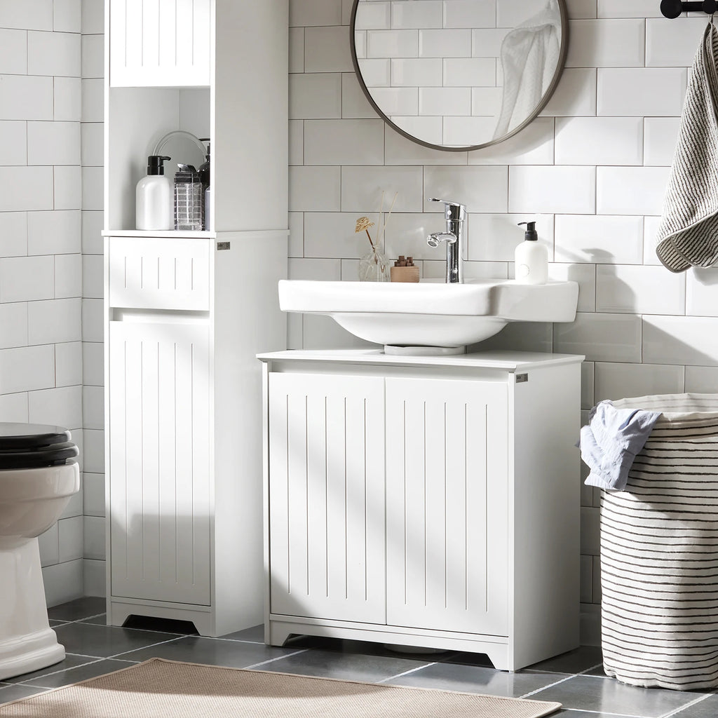 Meuble sous vasque blanc Alcovea