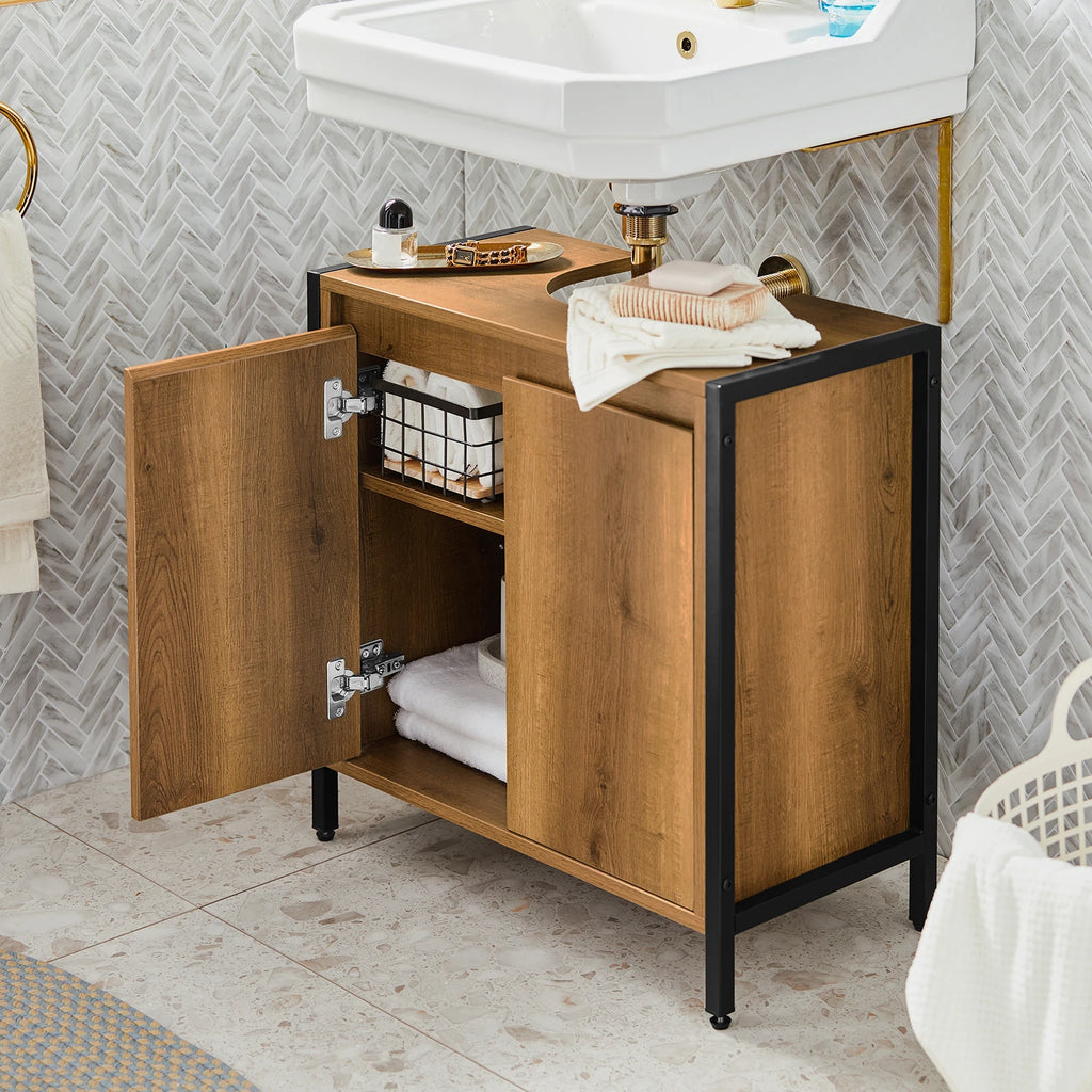 Meuble sous vasque vintage 60x60x30cm Alcovea