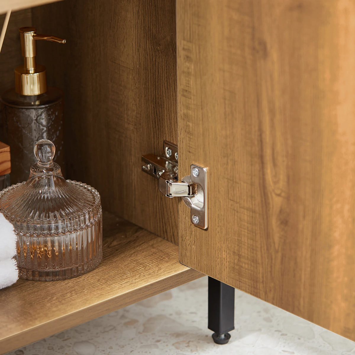 Meuble sous vasque vintage 60x60x30cm Alcovea