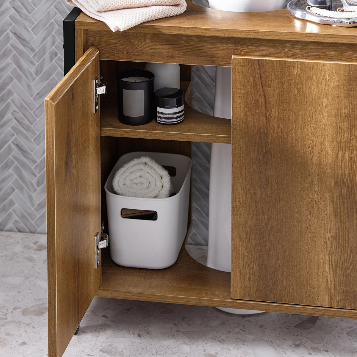 Meuble sous vasque vintage Alcovea