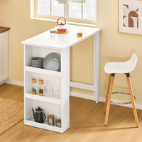 Table de bar avec 3 étagères Alcovea