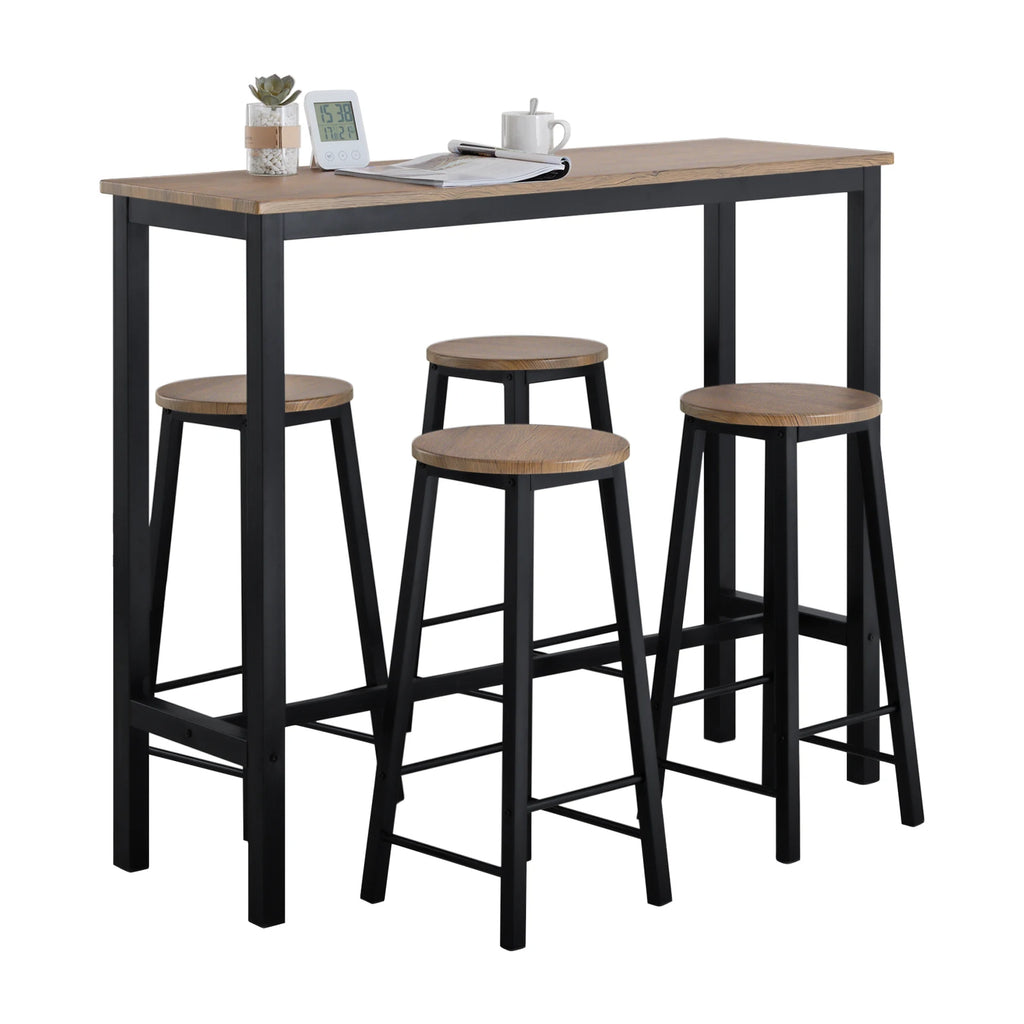 Table de bar industrielle avec assise Alcovea