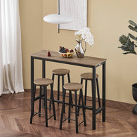 Table de bar industrielle avec assise Alcovea