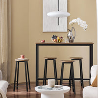 Table de bar industrielle avec assise Alcovea