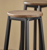 Table de bar industrielle avec assise Alcovea