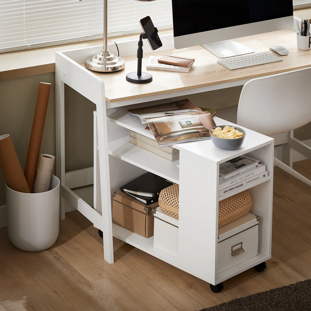 Table de chevet sur roulettes Alcovea