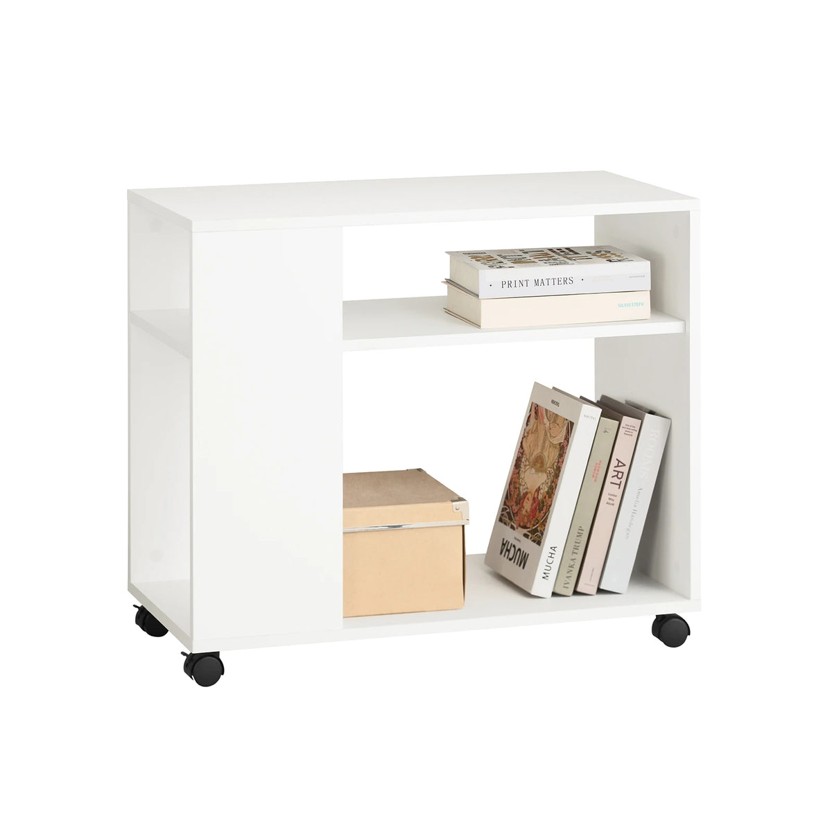 Table de chevet sur roulettes Alcovea