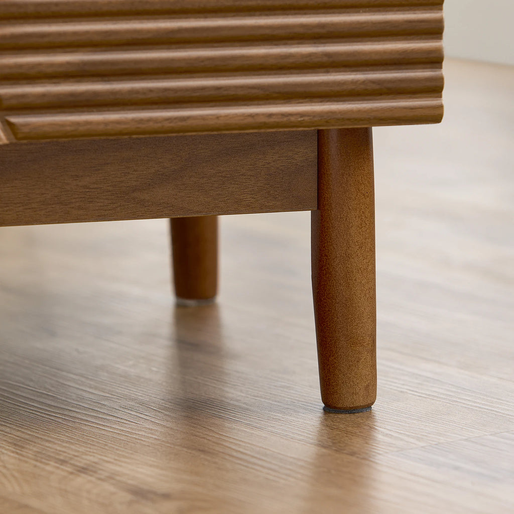 Table de chevet vintage avec 2 tiroirs Alcovea